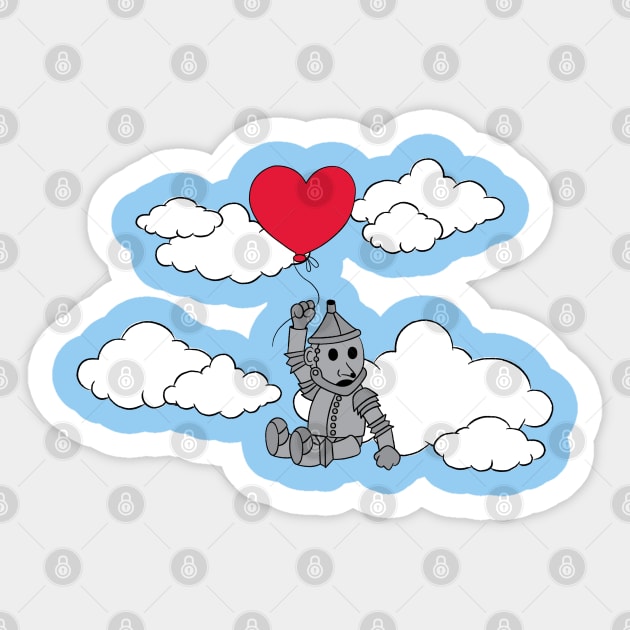 If I only had a Heart Sticker by Leidemer Illustration 